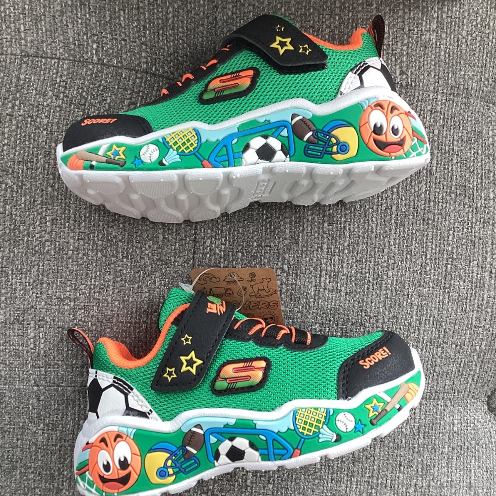 SKECHERS Kids' Play Scene Sneaker (Walker & Toddler), size 7 - Picture 8 of 12